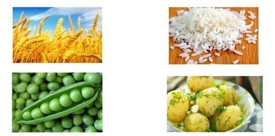 Increase protein and fiber in the diet