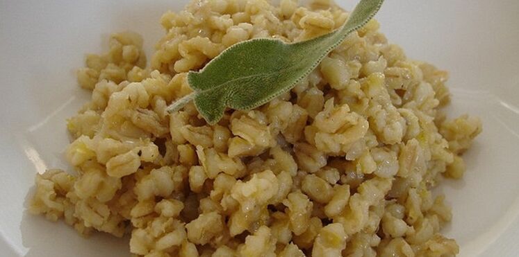 Pearl barley porridge for weight loss